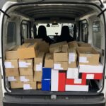 【糟屋郡】軽の車で軽いインクトナー用品の配送ドライバー　